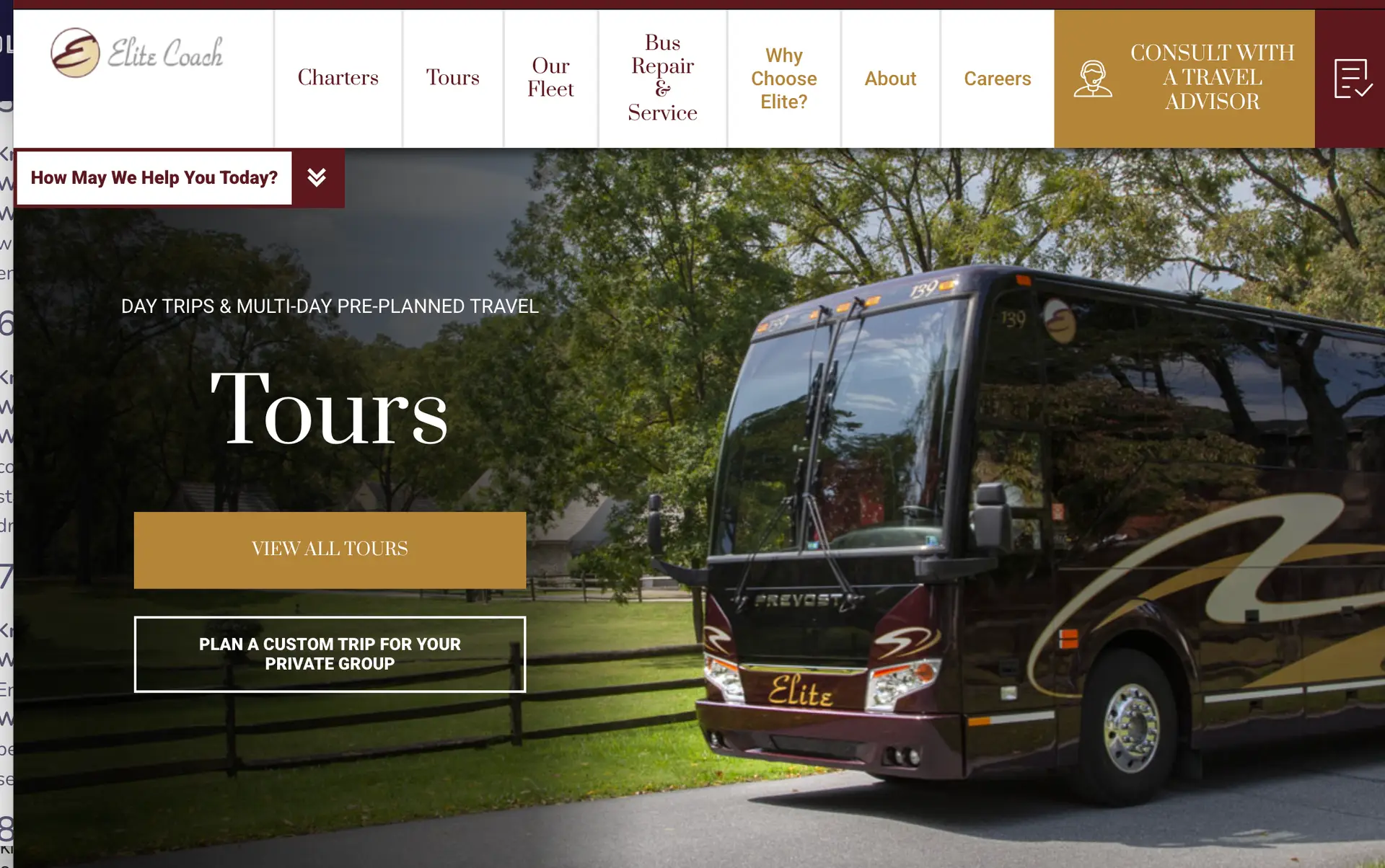 Elite Coach Bus Tours